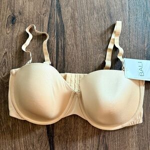 Bali Women's Full Coverage Underwire Multiway Strapless Bra - Taupe - Size 38DD